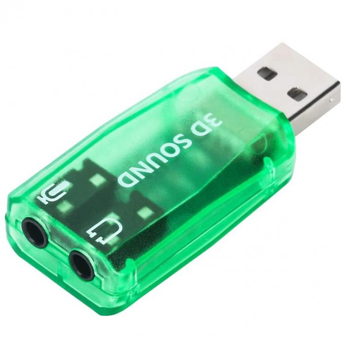 Plug and Play 5.1 Внешний 3D микрофон Стерео Студия Аудио USB Интерфейс Адаптер звуковой карты с 3,5 мм наушниками 3