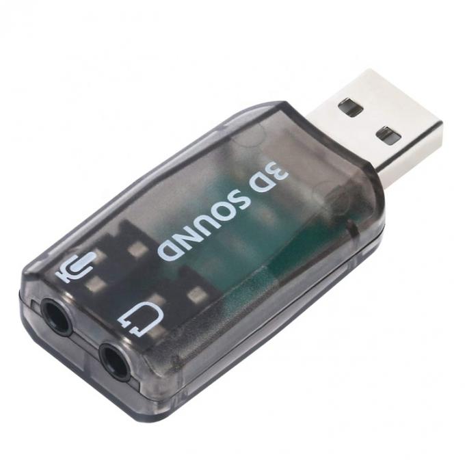 Plug and Play 5.1 Внешний 3D микрофон Стерео Студия Аудио USB Интерфейс Адаптер звуковой карты с 3,5 мм наушниками 4