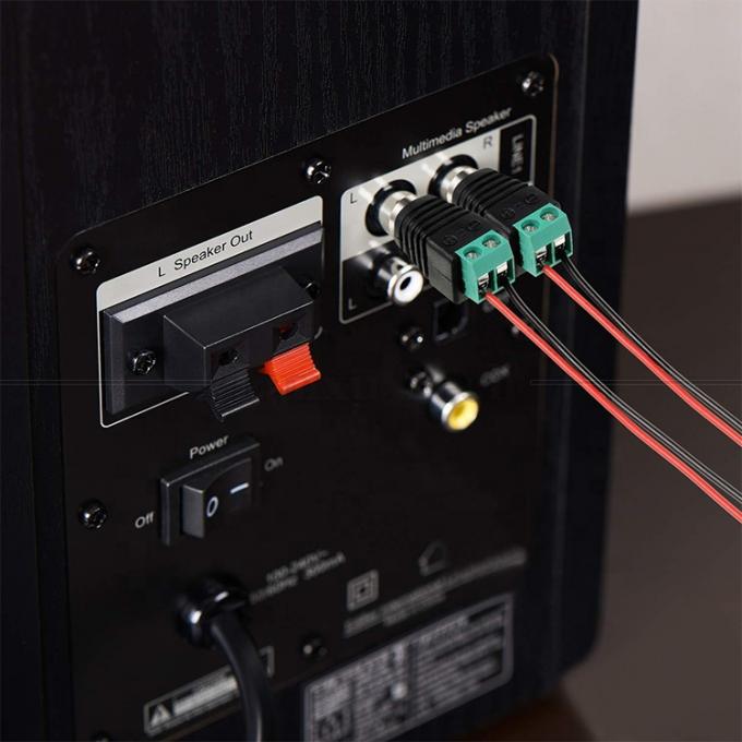 RCA Женщина Мужчина на винтовой терминал AV Phono Solderless Plug Wire Connector Converter Audio Adapter 4
