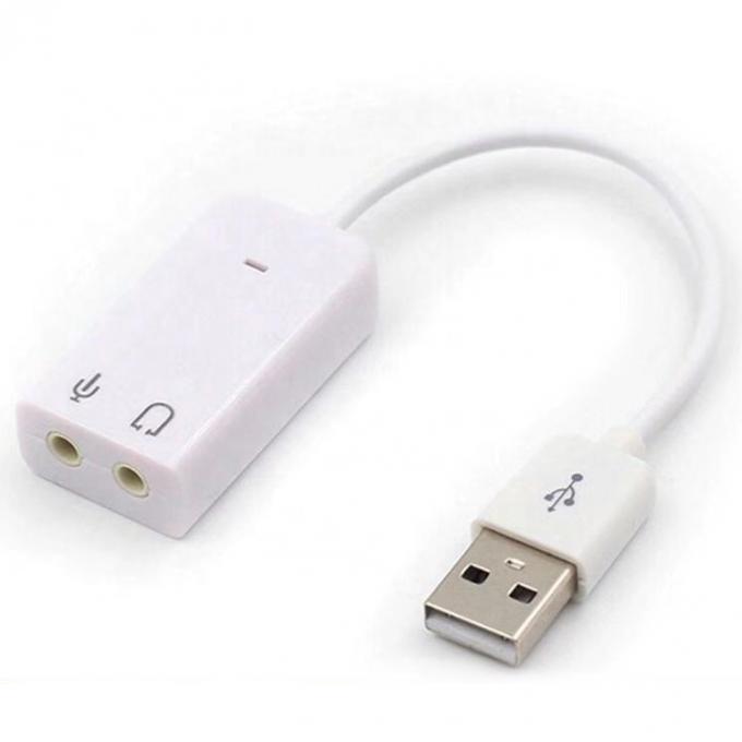 Подключение и воспроизведение аудио микрофона студия USB внешняя звуковая карта адаптер кабель 0