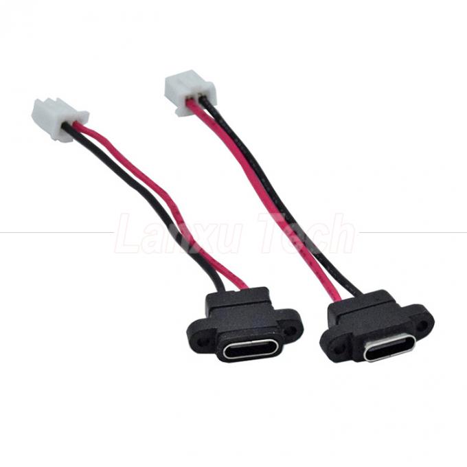 водонепроницаемый разъем USB типа C женского типа для 2 пин 4 пин PH 2.0 XH 2.54 SH1.0 VH ZH MX 0
