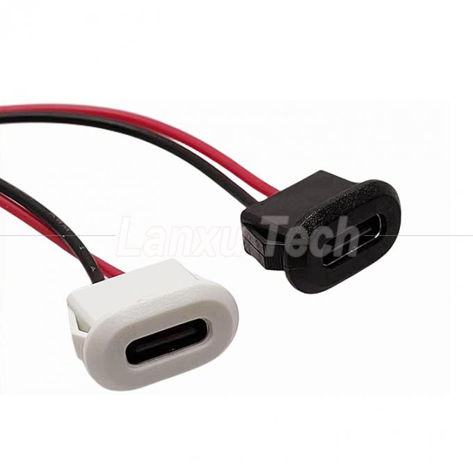 Водонепроницаемый USB-кабель типа C с двухприцепным женским разъемом для транспортных средств с лампами 3