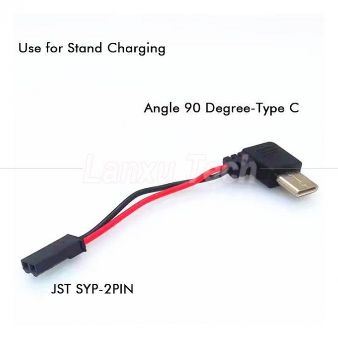 90 градусов прямой угол USB 8 Pin Micro Type C к JST SYP соединительный кабель для мотоциклиста магнитный держатель мобильного телефона 3