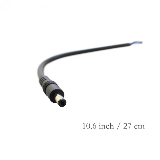 DC 2.1x5.5mm Мужчина Женщина соединитель сотового ствола для открытия DC Pigtail кабеля питания 3