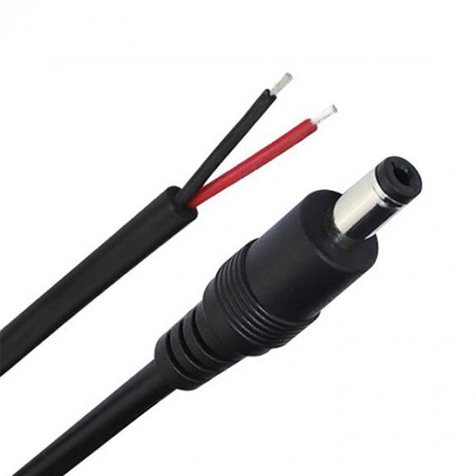 DC 2.1x5.5mm Мужчина Женщина соединитель сотового ствола для открытия DC Pigtail кабеля питания 2