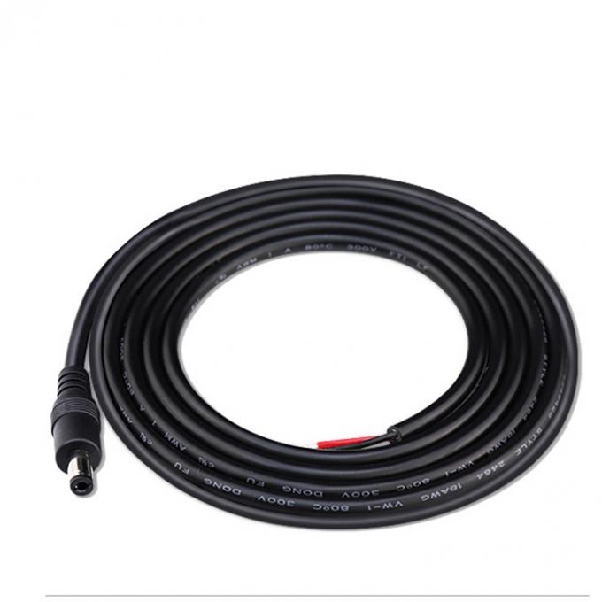 DC 2.1x5.5mm Мужчина Женщина соединитель сотового ствола для открытия DC Pigtail кабеля питания 7
