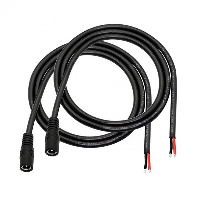 12V 24V DC Jack 2.1x5.5mm Мужчина Женщина соединитель сотового ствола для открытия кабеля питания DC Pigtail 1