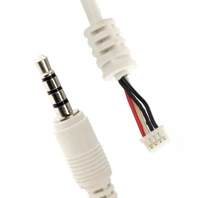 Специальный белый 3,5 мм TRRS Audio DC Jack к JST 2,0 мм 2,54 мм кабель сборки коннектора 3