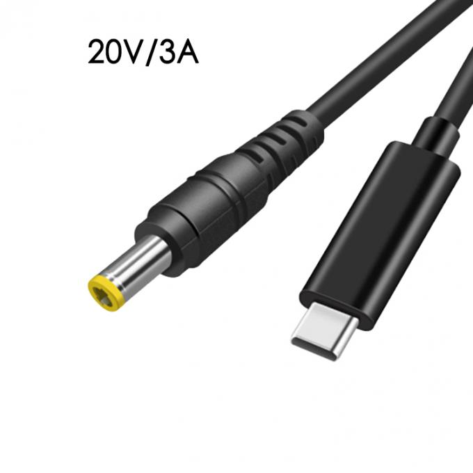 60 Вт 20 В 3 А USB Type C PD зарядка на DC Jack Кабель для ноутбука 2