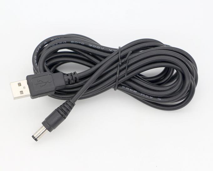 1m 3m 5m 10m 1A 2A 5A USB A мужской на DC 5.5x2.1mm 3.5 1.35 4.0 1.7 Баррельный джек зарядный кабель для светодиодных камер видеонаблюдения 8