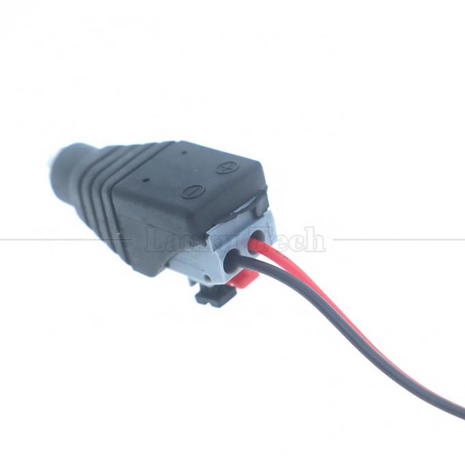 5V 12V безполейный кнопка нажатия DC 5.5*2.1mm Мужчина Женщина Баррель Джек до 2p проводов кабельного кабельного разъема для камеры светодиодного ленты 2