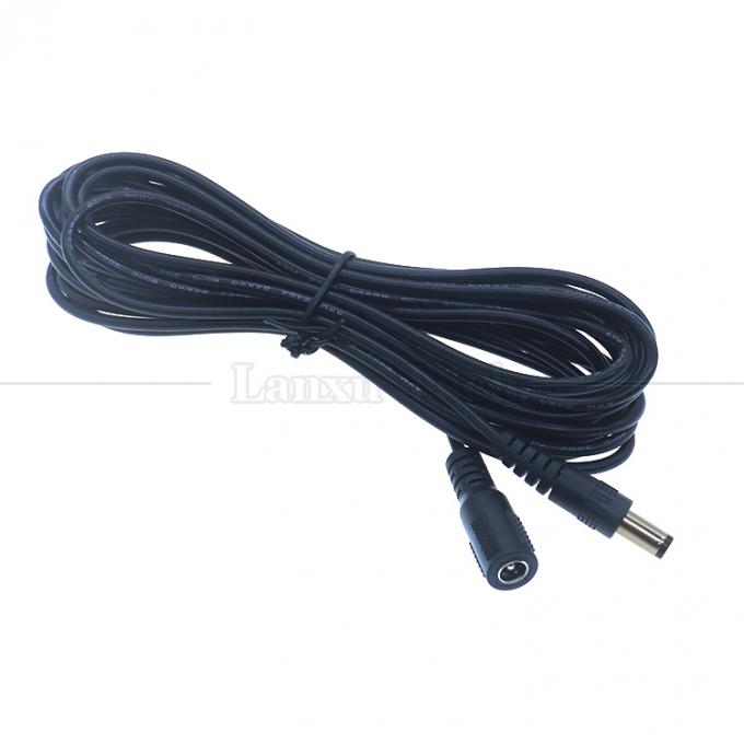 16AWG 18 20 22 24 26 28 AWG Мужчина-мужчина 5.5x2.1mm 5.5x2.5mm 3.5x1.35mm 12V постоянный контактный распределительный кабель для видеонаблюдения 5