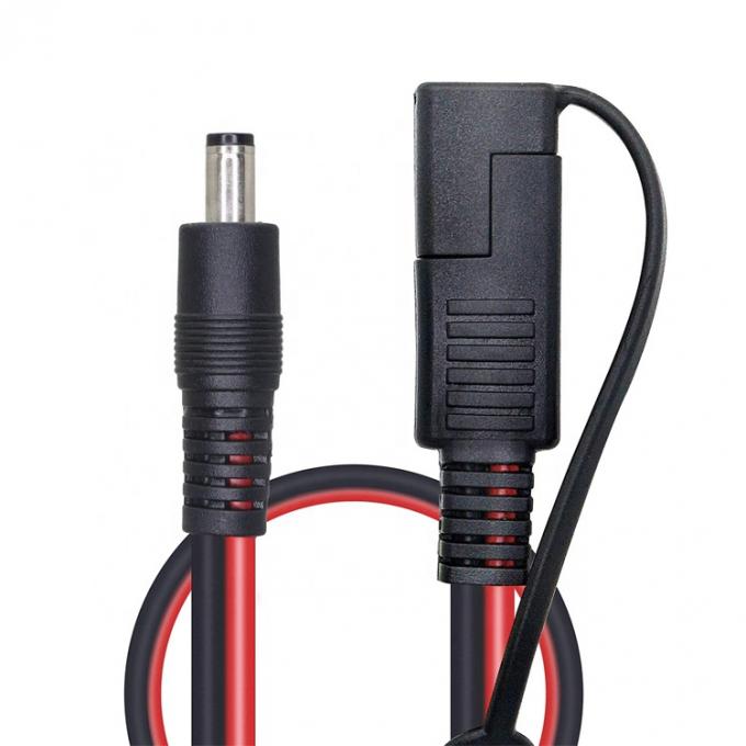 10A Фиузионный DC Jack 5.5x2.1mm к SAE Сцепление кабеля расширения питания для мотоциклов солнечных панелей зарядное устройство 1