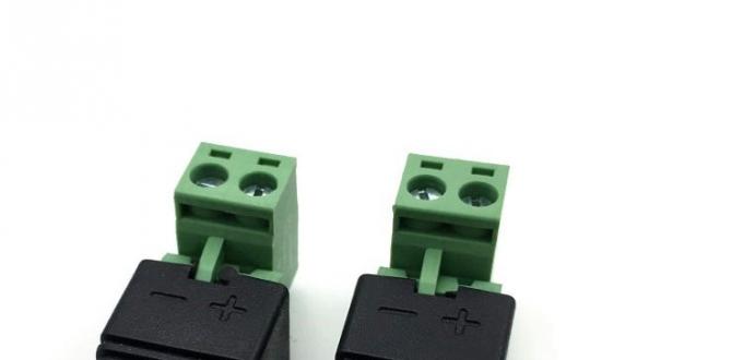 Вставка без сварки Мужчина Женщина 2.1 X 5.5 мм DC Jack Connector Power Terminal Plug Adapter для светодиодной ленты CCTV Камера 3