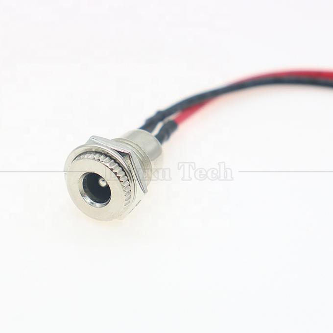 10 см 18AWG 5A панель монтаж DC 099 Женский розетка 5.5x2.1 мм 2.5 мм Металлический нитевой разъединитель для открытия конца кабеля 4