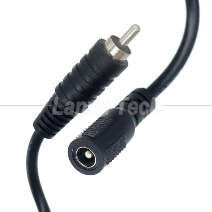 RCA Мужчина на постоянный ток 5,5x2,1 5,5x2,5 3,5x1,35 мм Женщина Стыковочный ствол Джек Педаль 12В постоянный питательный кабель 0