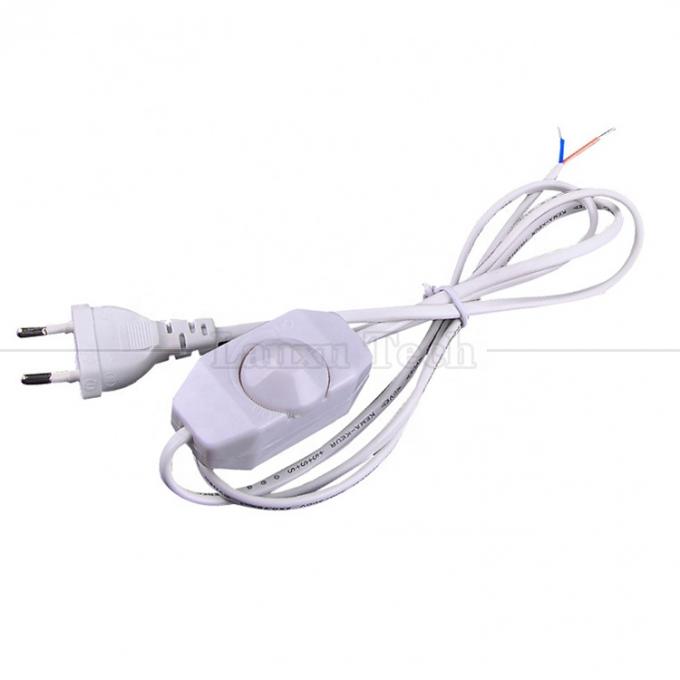 1.8m EU Plug ON OFF LED Dimmer Controller Adapter AC Power Extension Cable для настольной лампы 1