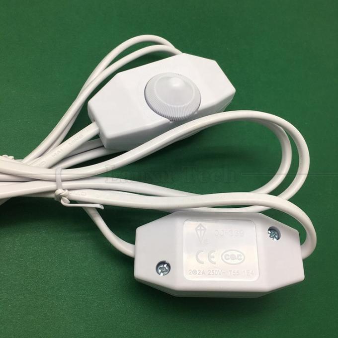 1.8m EU Plug ON OFF LED Dimmer Controller Adapter AC Power Extension Cable для настольной лампы 2