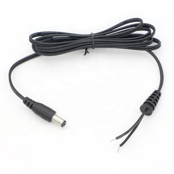 DC входный ствол Jack 2,1x5,5 мм мужской женский для открытия Pigtail DC кабель питания 1