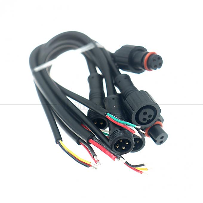 Настройка IP67 IP68 водонепроницаемая M12 2pin 3pin 4pin M12 DC для открытия обнаженных проводов Конечный кабель для светодиодного света 7