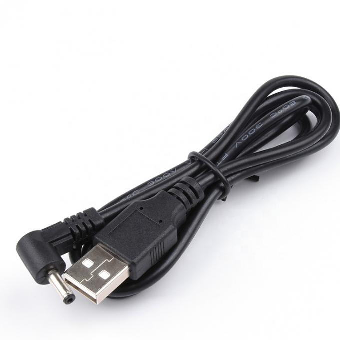 Настройка 90 градусов угол 1m USB на DC Мужской 3,5x1,35 мм кабель расширения питания 4