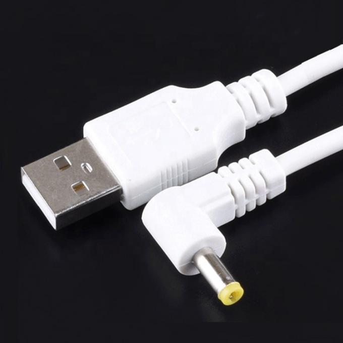 Угол 90 градусов Форма L 1 м USB до постоянного тока Мужчина 4,0x1,7 мм расширительный зарядный кабель 2