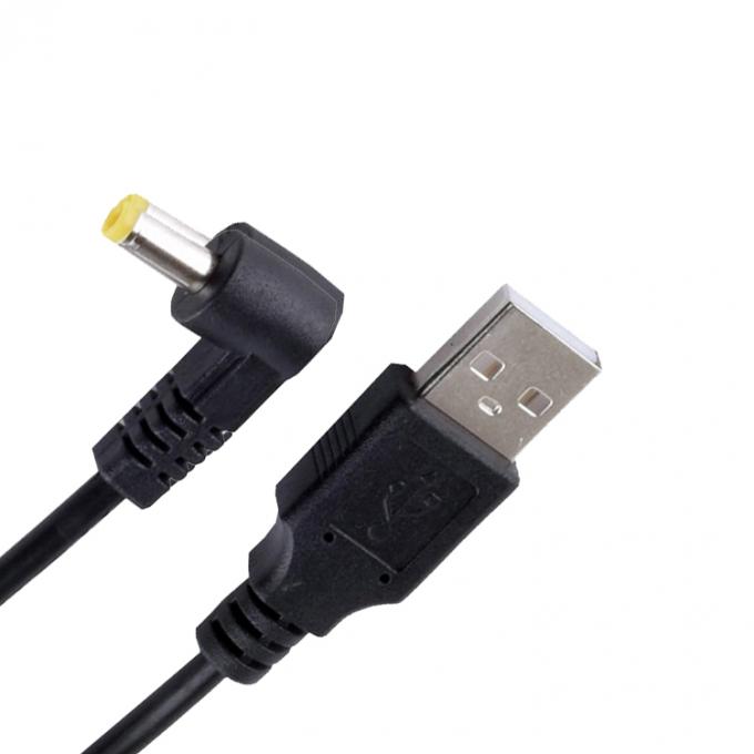 Угол 90 градусов Форма L 1 м USB до постоянного тока Мужчина 4,0x1,7 мм расширительный зарядный кабель 5