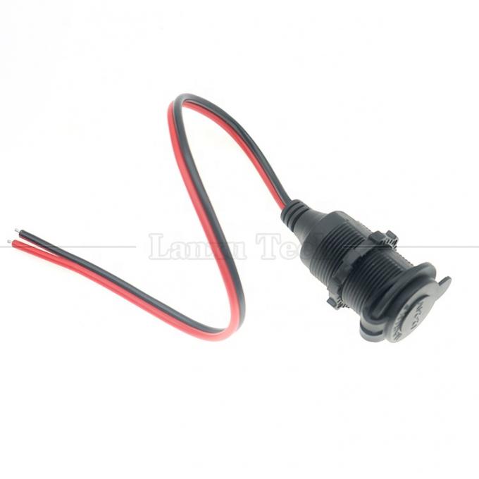 Водонепроницаемая 12V 24V 16AWG постоянный ток авто сигаретный зажигалка женский розетка розетка адаптер питания расширительный кабель 5