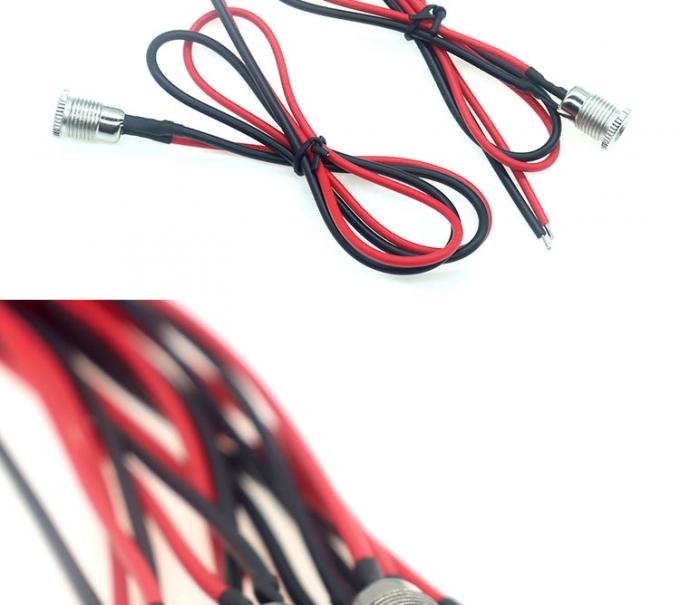 18AWG 10A Металлическая нить женского разъема DC099 5.5x2.1mm 5.5x2.5mm панель монтажный соединитель Pigtail DC Power Jack кабель 2