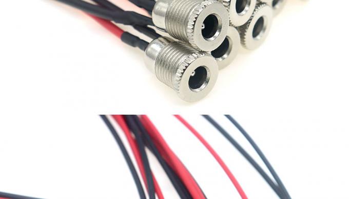 18AWG 10A Металлическая нить женского разъема DC099 5.5x2.1mm 5.5x2.5mm панель монтажный соединитель Pigtail DC Power Jack кабель 5