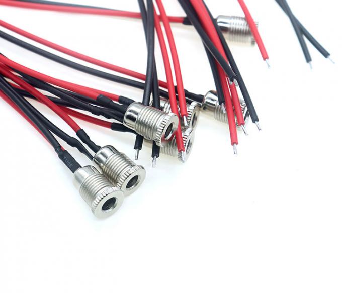 18AWG 10A Металлическая нить женского разъема DC099 5.5x2.1mm 5.5x2.5mm панель монтажный соединитель Pigtail DC Power Jack кабель 6