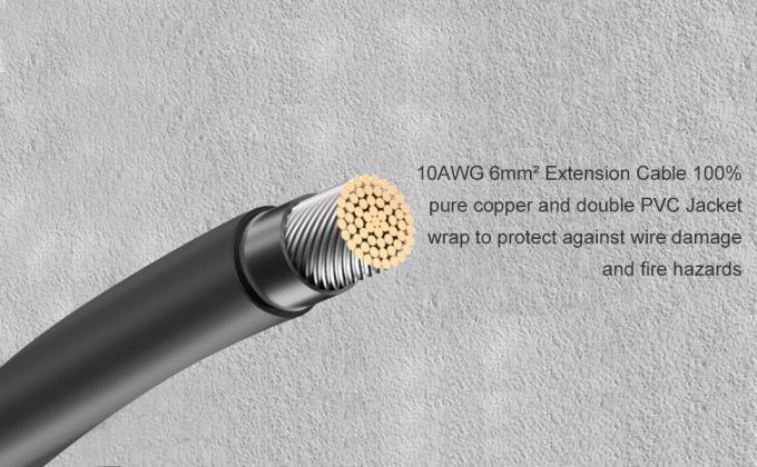 10AWG 6mm водонепроницаемый солнечный кабель солнечная панель адаптер проволока солнечный расширительный кабель с женским и мужским разъемы кабельный комплект инструмента 3