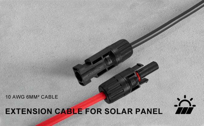 10AWG 6mm водонепроницаемый солнечный кабель солнечная панель адаптер проволока солнечный расширительный кабель с женским и мужским разъемы кабельный комплект инструмента 2