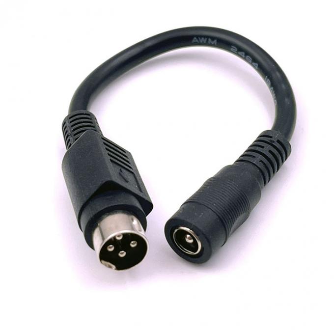 4 штифта Mini DIN в DC Jack женский 5.5x2.1 мм кабель расширения питания для камеры DVD телевизора ПК штрих-код принтер 0