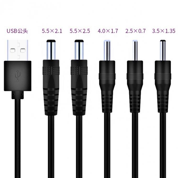 Настройка USB на DC 2.1x5.5 мм 2.5x5.5 мм 1.35x3.5 мм 2.5x0.7 мм 4.0x1.7 мм Кабель питания 2