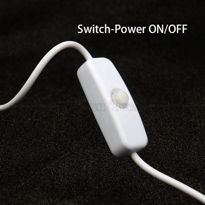 DIY 1m Управляющий отключается отключается Открытый провода USB кабель переключателя для светодиодной световой лампы 2