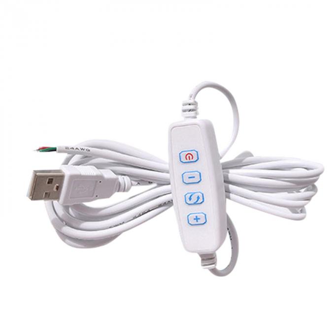 5В переключатель затуманивания питания затуманивающий USB зарядное кабель для светодиодной ленты 2