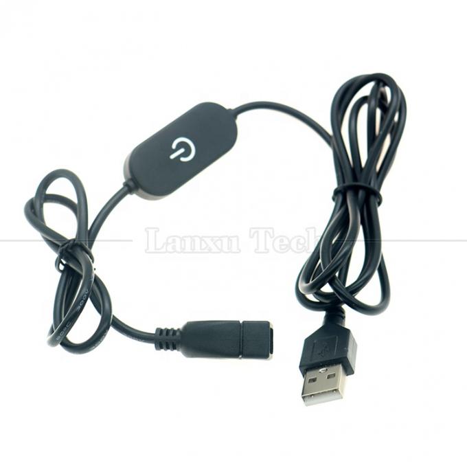 5v Stepless Up Down Touch Controller Dimmer 1m Мужчина на женщину USB включенный и выключенный кабель переключателя для светодиодной лампы 0