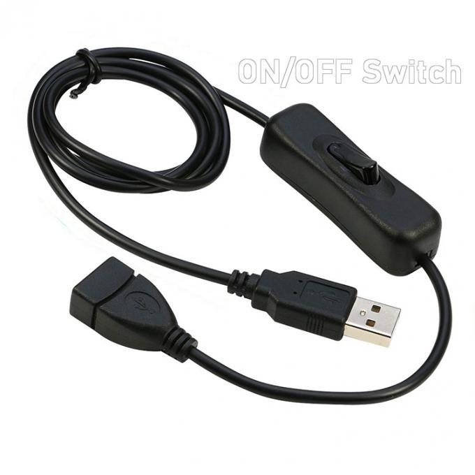 Электричество включено и отключено зарядка данных USB-кабель для компьютера с светодиодными лампами 3