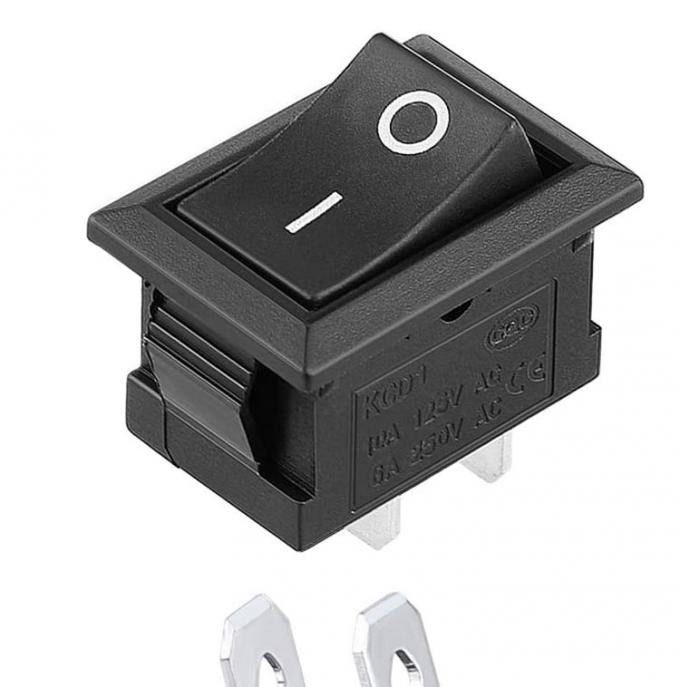 AC 6A/250V 10A/125V Черный 2-принт Положение Включите В Включите Включите электрический переключатель лодки 2
