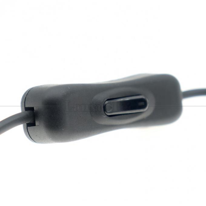 12V 24V мужчина к женщине 5.5x2.1mm DC Джек на выключенный 304 кабель переключателя для светодиодного лампы 2