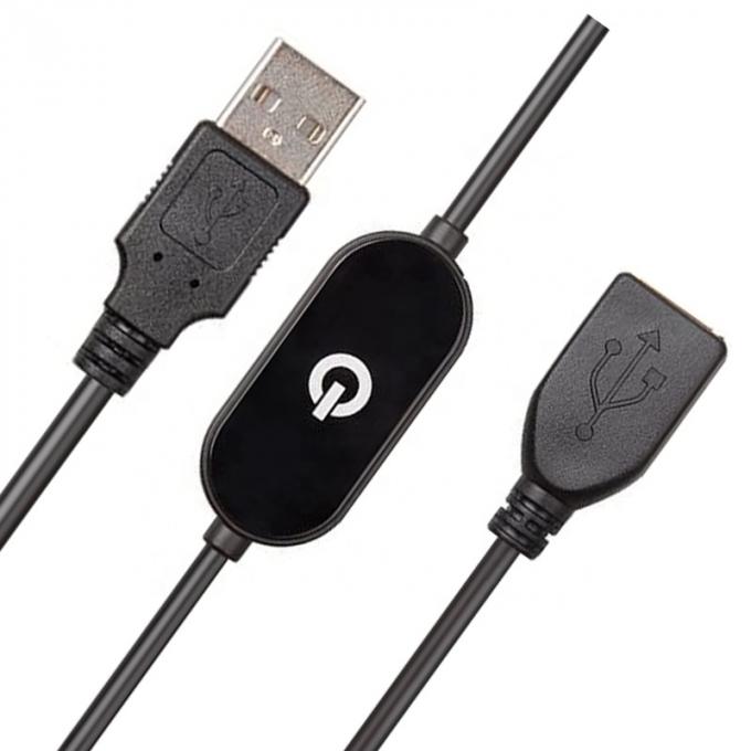 Прикосновение диммер переключатель мужчина на женщину тип USB расширительный кабель для светодиодных светодиодов 4