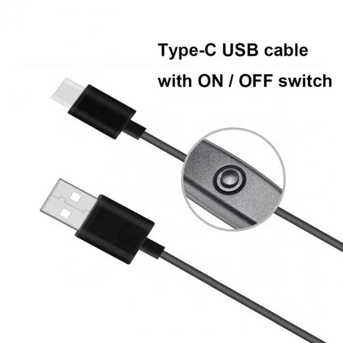 1m 5V 3A USB Type C кабель с переключателем ОТ для Raspberry Pi 1