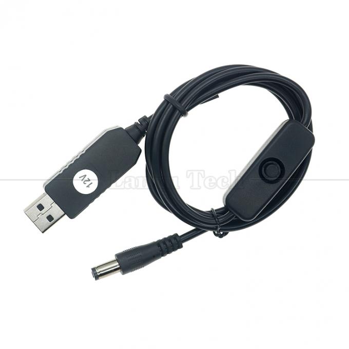 Высококачественный бустер 5V USB до 12V 9V DC 5,5x2,1 мм Баррельный зарядный аппарат Jack Power Charger ON OFF кабель с переключателем для маршрутизатора вентилятора светодиодной ленты 3