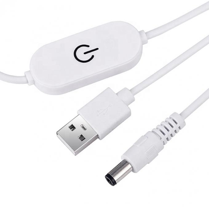 5V 2A USB TO dc 5.5*2.1mm регулируемый выключатель дистанционного кабеля светодиодный ленточный затемнитель для света лампы 3