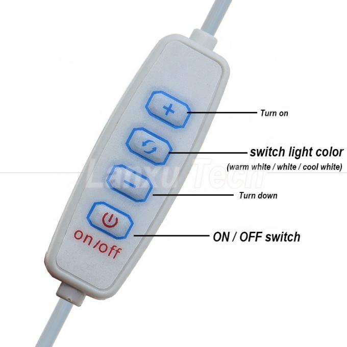 Выход 5V Stepless Dimming ON OFF Switch USB Dimmer Cable для светодиодной световой лампы 1