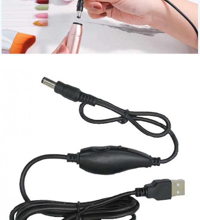 5V USB в постоянный ток 5.5x2.1 мм 12V Выходная регулировка яркости регулируемый диммер включенный и выключенный кабель переключателя для фантана светодиодного лампы 6
