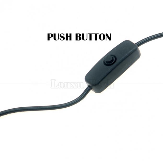 5В USB мужской на тип C USB переключатель питания на выключенном кабеле для светодиодной ленты Raspberry Pi 2