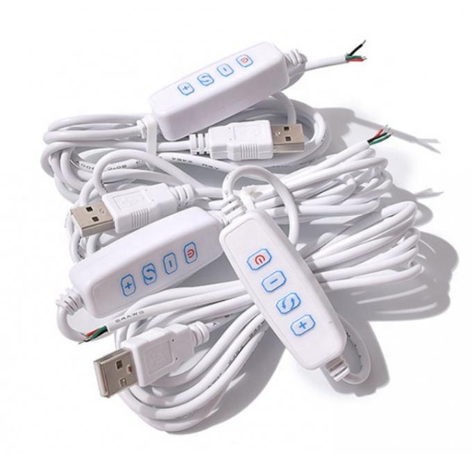 5V LED USB ON OFF кабель переключателя для лампы 3