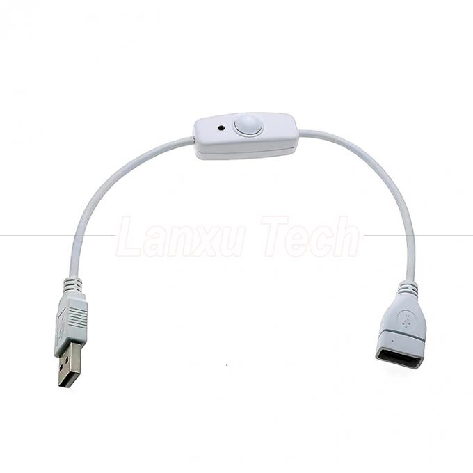 USB Type C Мужчина к женщине на отключенном Силиконовом крышке переключателя расширения кабеля для лампы вентилятора Raspberry Pi 5
